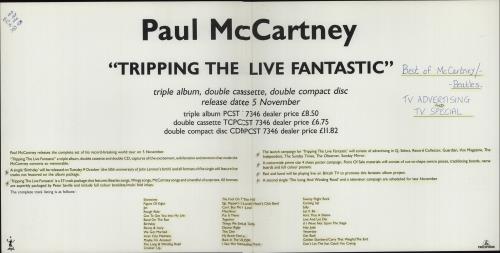 Paul McCartney and Wings Promotional Campaign Material memorabilia UK MCCMMPR643590
