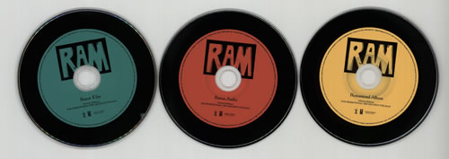 Paul McCartney and Wings Ram: Archive Collection - Advance Release 3-disc CD/DVD Set US MCC3DRA574765