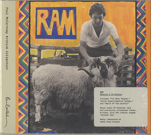 Paul McCartney and Wings Ram: Special Edition - Sealed 2 CD album set (Double CD) UK MCC2CRA567852