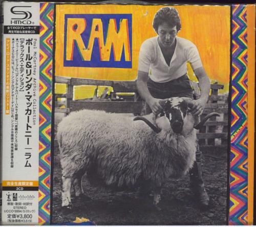 Paul McCartney and Wings Ram SHM CD Japanese MCCHMRA692423