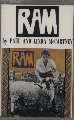 Paul McCartney and Wings Ram cassette album UK MCCCLRA759013