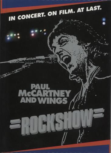 Paul McCartney and Wings Rockshow DVD UK MCCDDRO865308