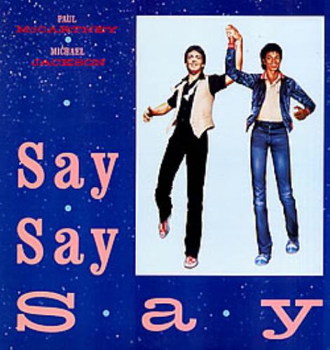 Paul McCartney and Wings Say Say Say - Promo stamped 12" vinyl single (12 inch record / Maxi-single) US MCC12SA116520