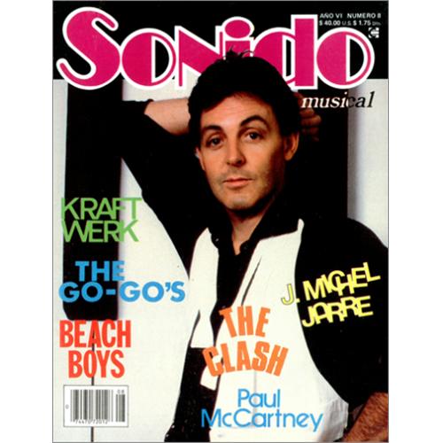 Paul McCartney and Wings Sonido magazine Mexican MCCMASO414985