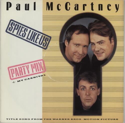 Paul McCartney and Wings Spies Like Us - Factory Sample 12" vinyl single (12 inch record / Maxi-single) UK MCC12SP662849