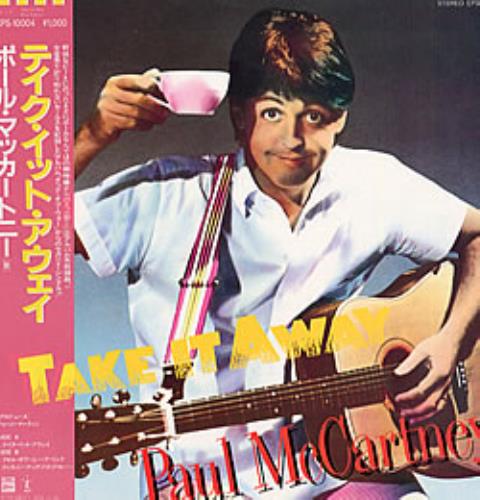 Paul McCartney and Wings Take It Away - Black Vinyl 12" vinyl single (12 inch record / Maxi-single) Japanese MCC12TA227022