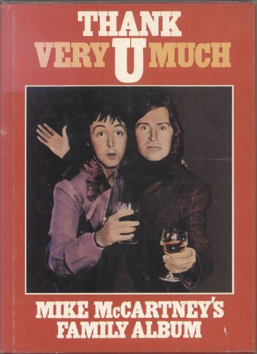 Paul McCartney and Wings Thank U Very Much - Mike McCartney's Family Album book UK MCCBKTH742799