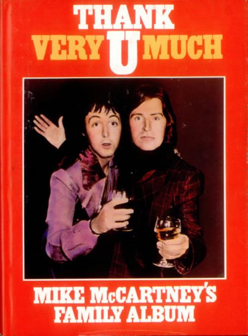 Paul McCartney and Wings Thank U Very Much book UK MCCBKTH537974