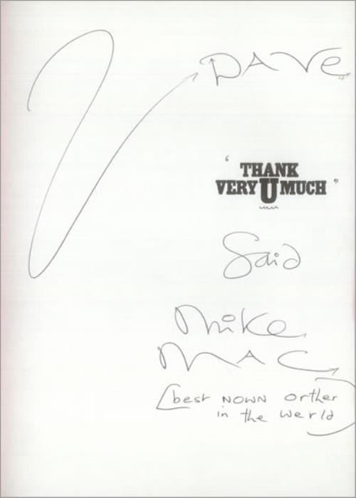 Paul McCartney and Wings Thank U Very Much book UK MCCBKTH537974