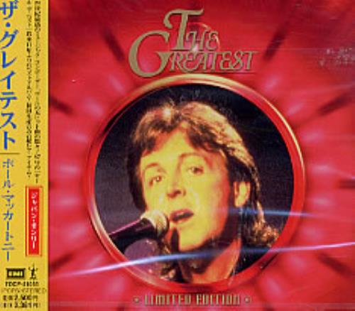 Paul McCartney and Wings The Greatest CD album (CDLP) Japanese MCCCDTH130473