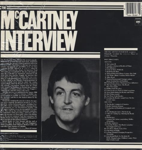 Paul McCartney and Wings The McCartney Interview - Sealed vinyl LP album (LP record) US MCCLPTH12990