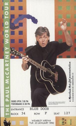 Paul McCartney and Wings The Paul Mccartney World Tour tour programme UK MCCTRTH858293