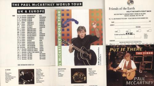 Paul McCartney and Wings The Paul Mccartney World Tour tour programme UK MCCTRTH858293