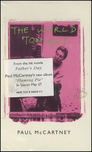 Paul McCartney and Wings The World Tonight cassette single US MCCCSTH83908