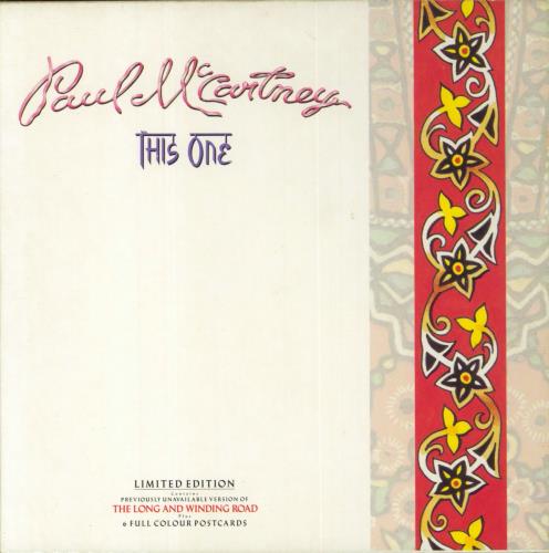 Paul McCartney and Wings This One - Postcard Pack 7" vinyl single (7 inch record / 45) UK MCC07TH05278