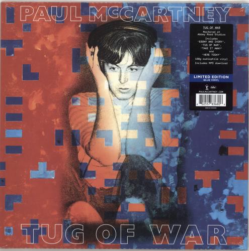 Paul McCartney and Wings Tug Of War - 180gm Blue - Sealed vinyl LP album (LP record) UK MCCLPTU688154