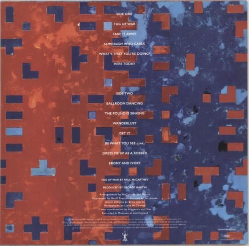 Paul McCartney and Wings Tug Of War - 180gm Blue - Sealed vinyl LP album (LP record) UK MCCLPTU688154