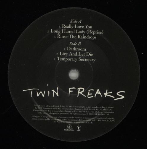 Paul McCartney and Wings Twin Freaks 2-LP vinyl record set (Double LP Album) UK MCC2LTW326378