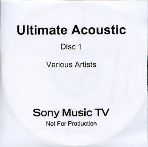 Paul McCartney and Wings Ultimate Acoustic CD-R acetate UK MCCCRUL292947