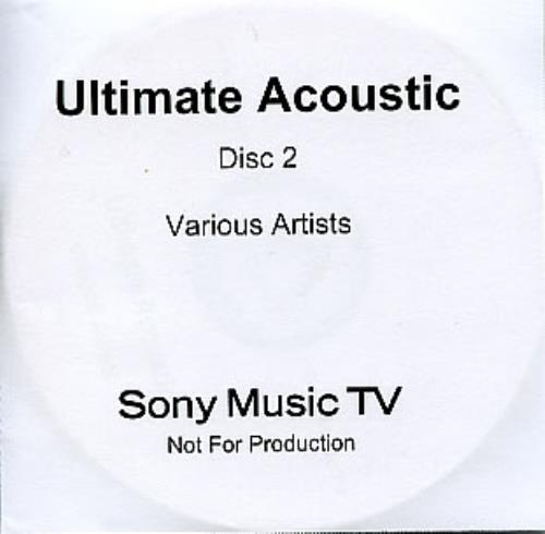 Paul McCartney and Wings Ultimate Acoustic CD-R acetate UK MCCCRUL292947