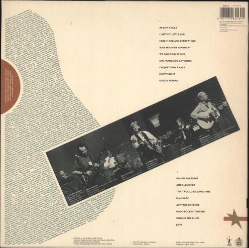 Paul McCartney and Wings Unplugged - The Official Bootleg vinyl LP album (LP record) Italian MCCLPUN742791