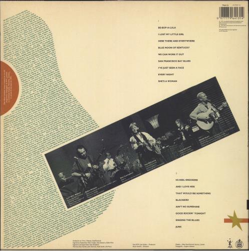 Paul McCartney and Wings Unplugged: The Official Bootleg - Numbered vinyl LP album (LP record) UK MCCLPUN237849