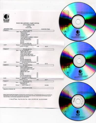 Paul McCartney and Wings Up Close 3-CD album set (Triple CD) US MCC3CUP212904