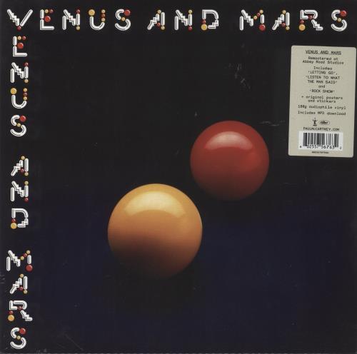Paul McCartney and Wings Venus And Mars - 180 Gram Black Vinyl + Posters & Stickers - Sealed vinyl LP album (LP record) UK MCCLPVE858776