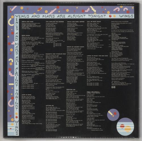 Paul McCartney and Wings Venus And Mars - Sealed vinyl LP album (LP record) UK MCCLPVE738425