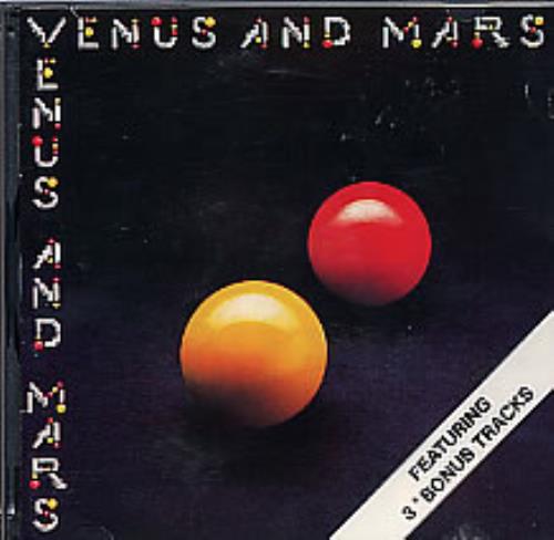 Paul McCartney and Wings Venus And Mars CD album (CDLP) US MCCCDVE271359