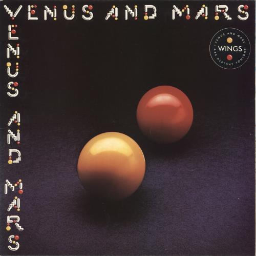 Paul McCartney and Wings Venus And Mars vinyl LP album (LP record) Australian MCCLPVE310978