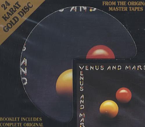 Paul McCartney and Wings Venus And Mars CD album (CDLP) US MCCCDVE324413