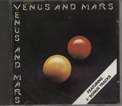 Paul McCartney and Wings Venus And Mars CD album (CDLP) UK MCCCDVE768124