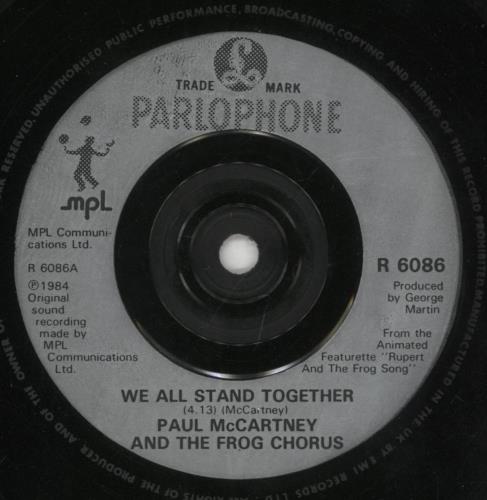 Paul McCartney and Wings We All Stand Together - Inj 7" vinyl single (7 inch record / 45) UK MCC07WE36924