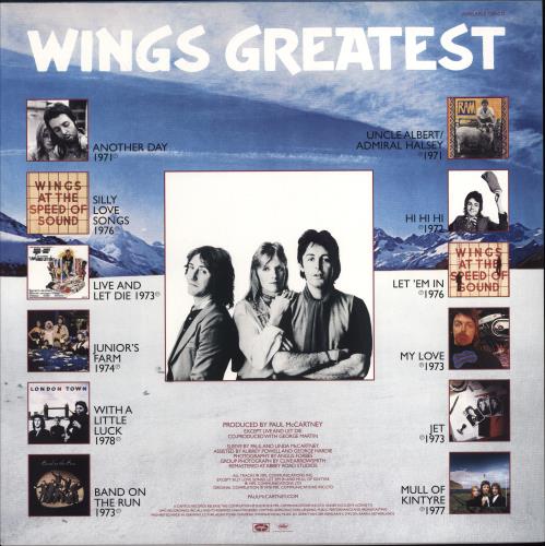 Paul McCartney and Wings Wings Greatest -180gram Vinyl vinyl LP album (LP record) UK MCCLPWI778059