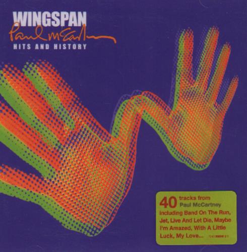 Paul McCartney and Wings Wingspan 2 CD album set (Double CD) UK MCC2CWI181766