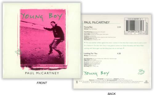 Paul McCartney and Wings Young Boy CD single (CD5 / 5") Dutch MCCC5YO93597