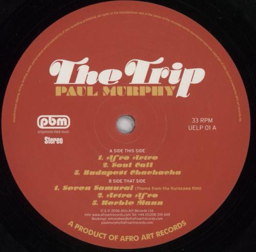 Paul Murphy The Trip 2-LP vinyl record set (Double LP Album) UK 6B72LTH819933