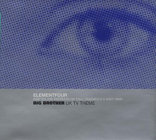 Paul Oakenfold Elementfour - Big Brother UK TV Theme CD single (CD5 / 5") UK POFC5EL388132