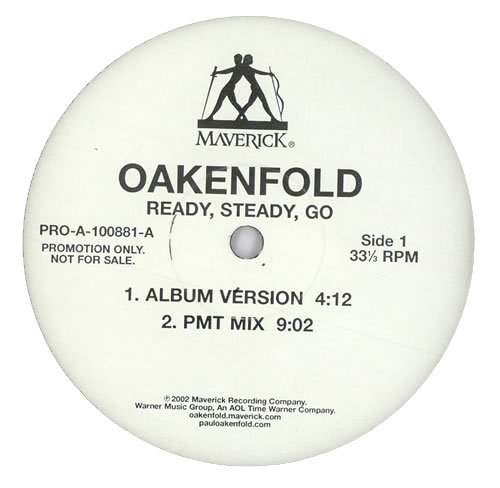 Paul Oakenfold Ready, Steady, Go 12" vinyl single (12 inch record / Maxi-single) US POF12RE469410
