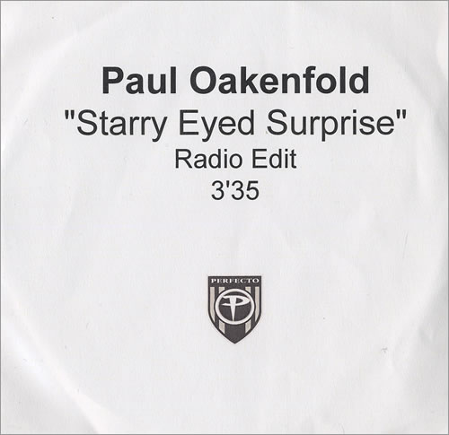 Paul Oakenfold Starry Eyed Surprise CD-R acetate UK POFCRST472241