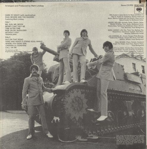 Paul Revere & The Raiders Hard 'n' Heavy (With Marshmallow) vinyl LP album (LP record) US PRVLPHA871699