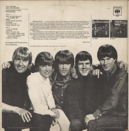 Paul Revere & The Raiders Revolution! vinyl LP album (LP record) UK PRVLPRE872868