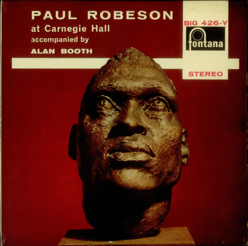 Paul Robeson At Carnegie Hall vinyl LP album (LP record) UK PC8LPAT548527