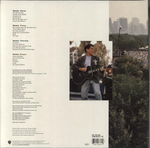 Paul Simon Concert In The Park 2-LP vinyl record set (Double LP Album) German PSI2LCO273615