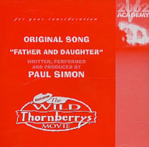 Paul Simon Father And Daughter CD-R acetate US PSICRFA244062