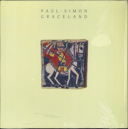 Paul Simon Graceland - shrink vinyl LP album (LP record) UK PSILPGR631023