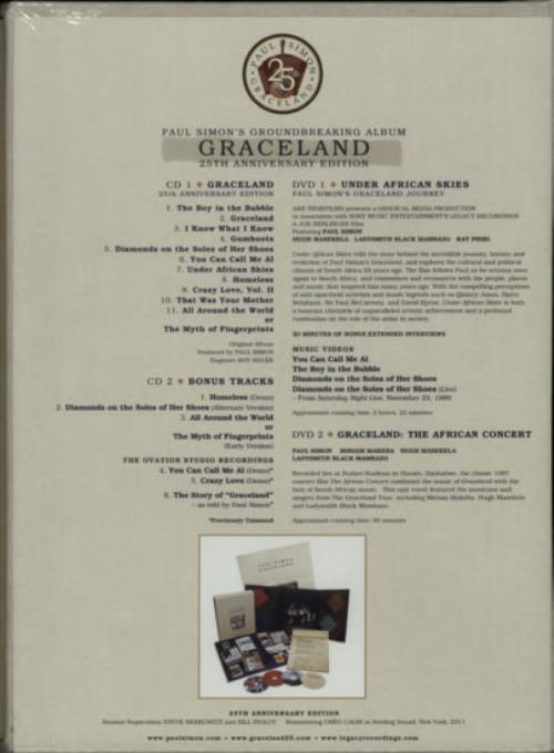 Paul Simon Graceland: 25th Anniversary Box Set - Sealed CD Album Box Set US PSIDXGR608979