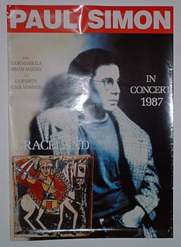 Paul Simon In Concert poster UK PSIPOIN309807