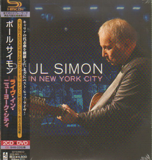 Paul Simon Live In New York City SHM CD Japanese PSIHMLI640667